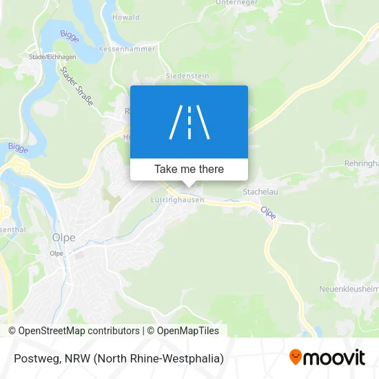 Карта Postweg