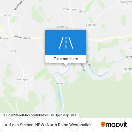 Карта Auf den Steinen