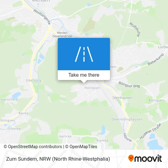 Карта Zum Sundern