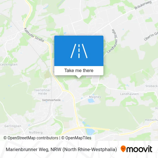 Marienbrunner Weg map