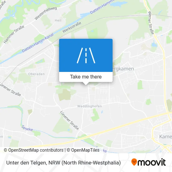 Карта Unter den Telgen