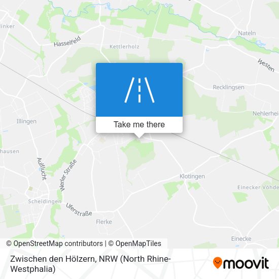 Zwischen den Hölzern map