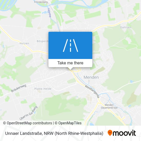 Unnaer Landstraße map