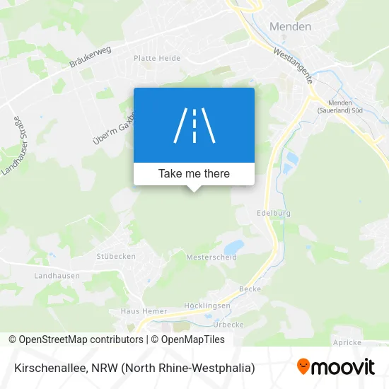 Карта Kirschenallee
