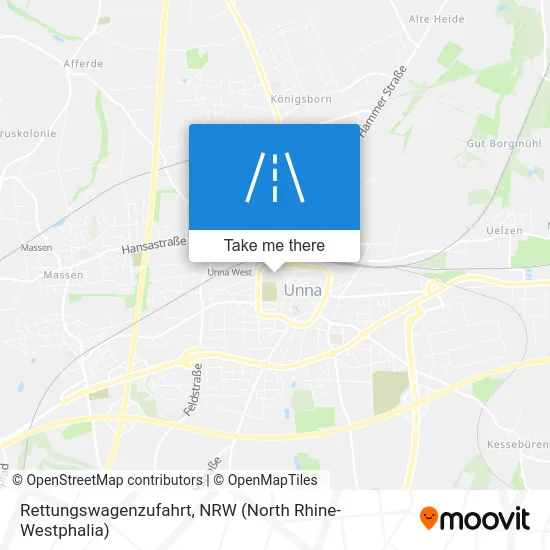 Rettungswagenzufahrt map