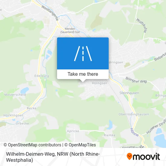 Wilhelm-Deimen-Weg map