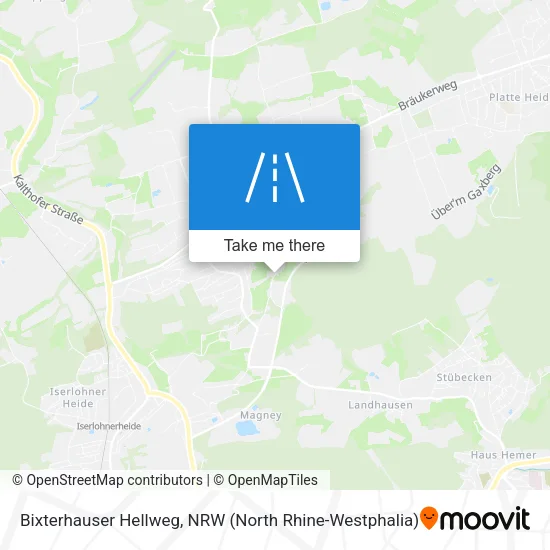 Карта Bixterhauser Hellweg