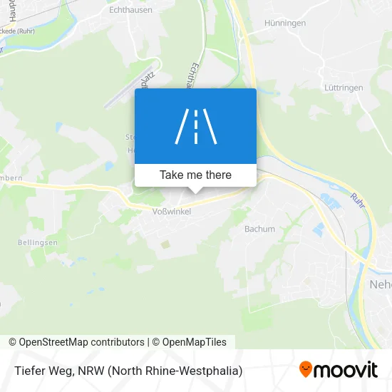 Карта Tiefer Weg