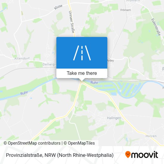 Provinzialstraße map