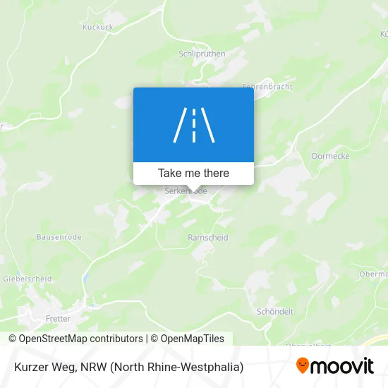 Карта Kurzer Weg