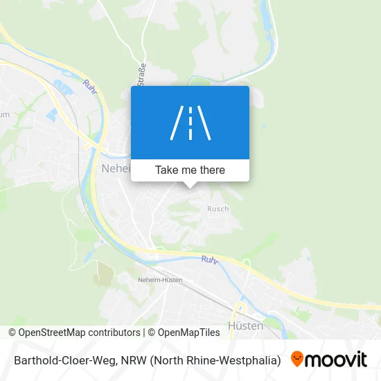 Barthold-Cloer-Weg map