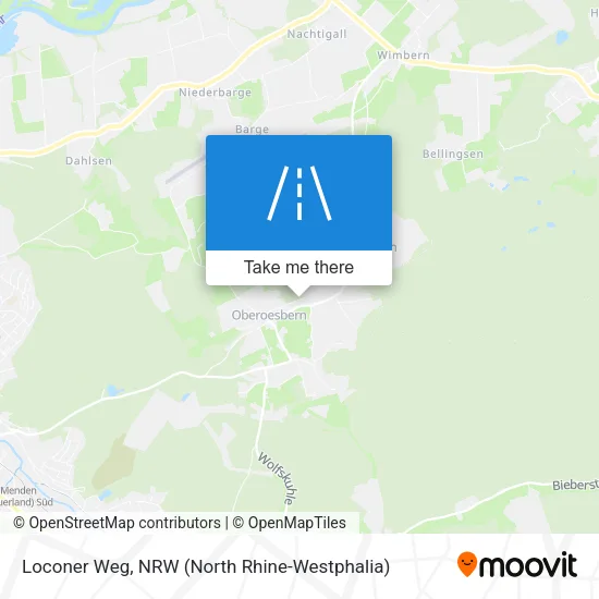 Карта Loconer Weg