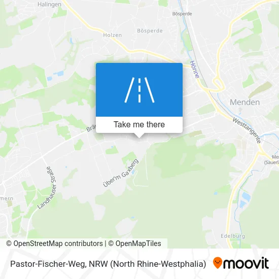 Pastor-Fischer-Weg map