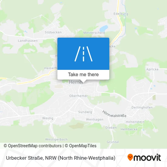 Urbecker Straße map