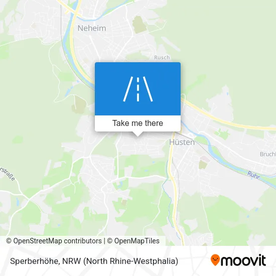 Карта Sperberhöhe