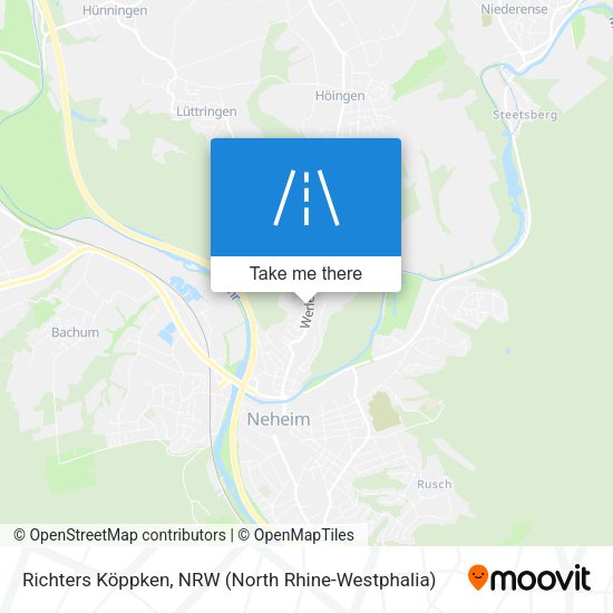 Richters Köppken map