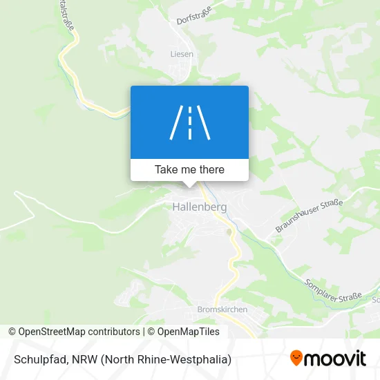 Карта Schulpfad