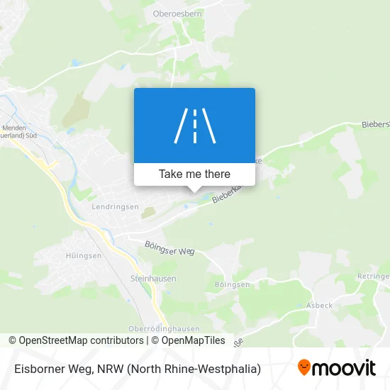 Карта Eisborner Weg