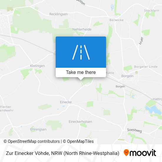 Zur Einecker Vöhde map