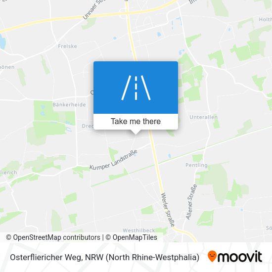 Osterfliericher Weg map