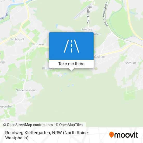 Rundweg Klettergarten map