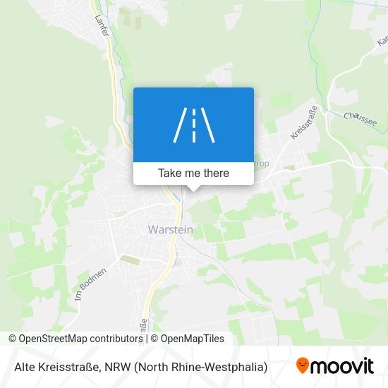 Alte Kreisstraße map