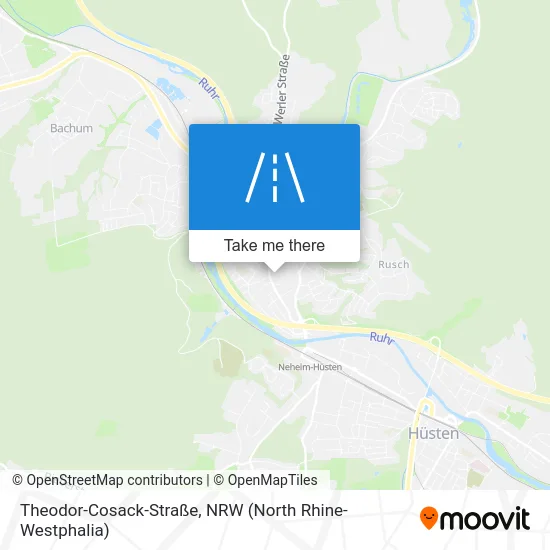 Theodor-Cosack-Straße map