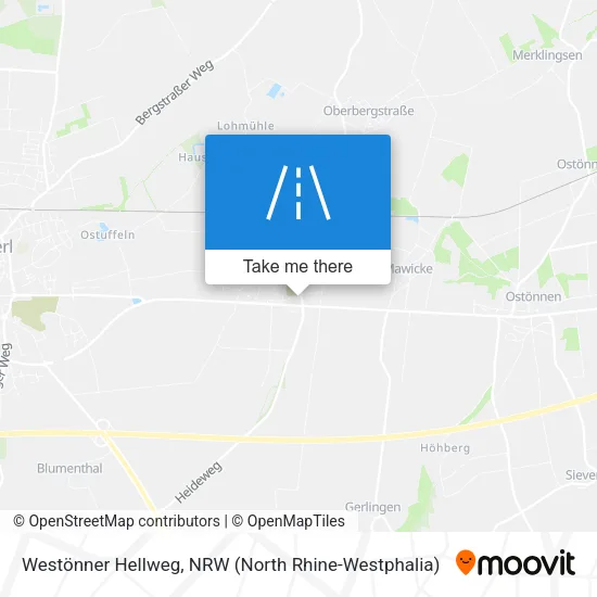 Карта Westönner Hellweg