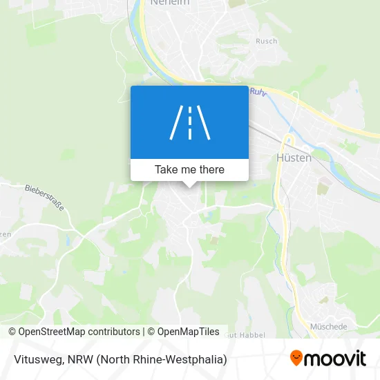 Vitusweg map