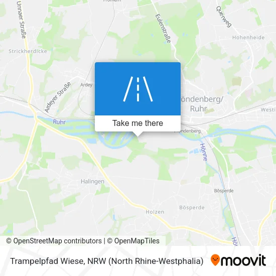 Карта Trampelpfad Wiese