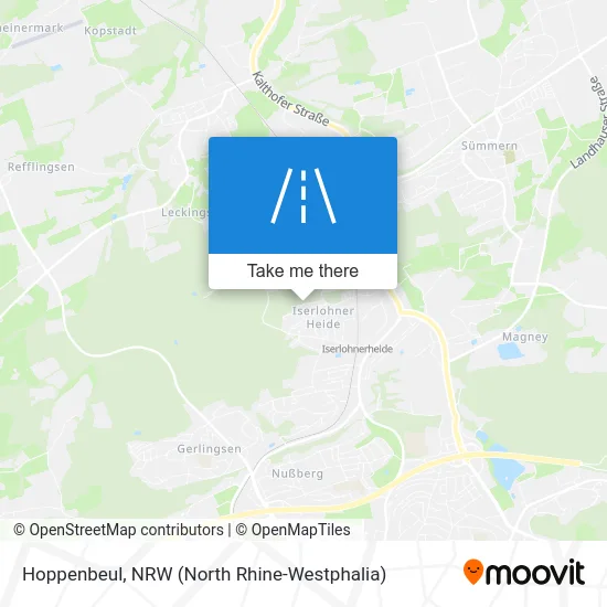 Карта Hoppenbeul