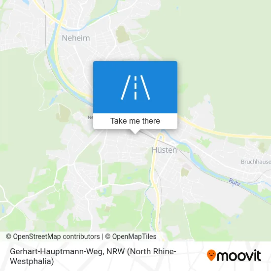 Gerhart-Hauptmann-Weg map