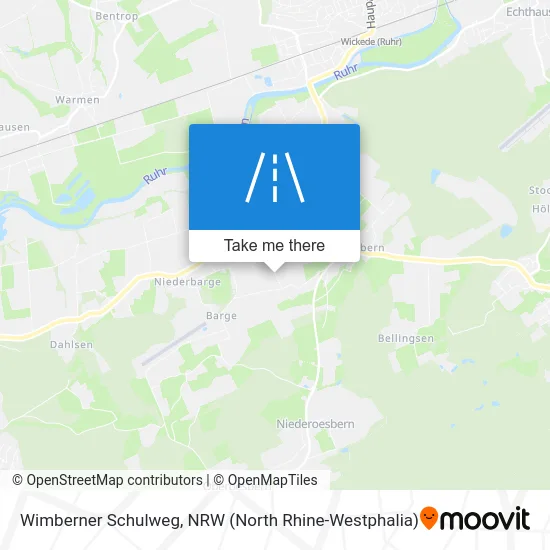 Wimberner Schulweg map