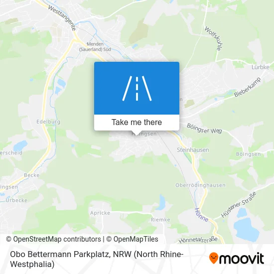 Карта Obo Bettermann Parkplatz