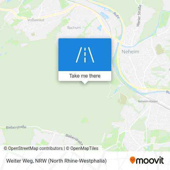 Карта Weiter Weg