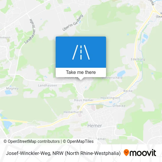 Josef-Winckler-Weg map