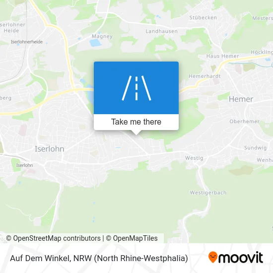 Auf Dem Winkel map