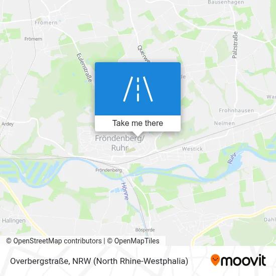 Overbergstraße map