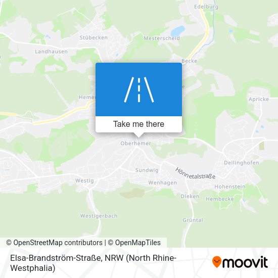 Elsa-Brandström-Straße map