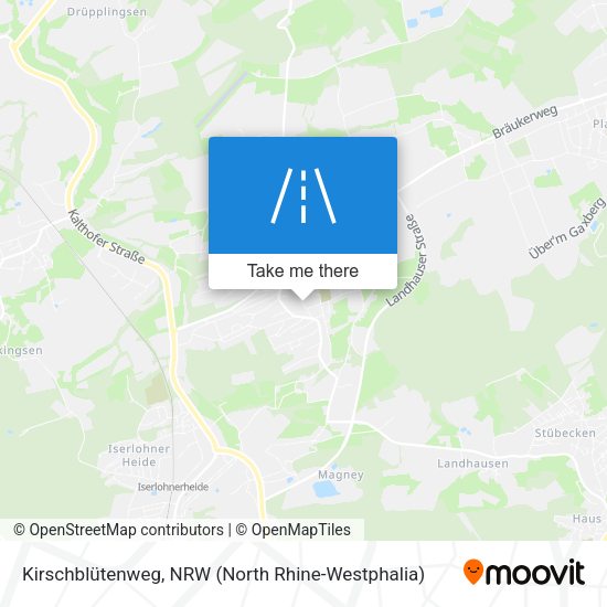 Kirschblütenweg map