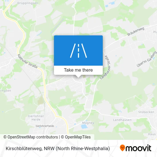 Kirschblütenweg map