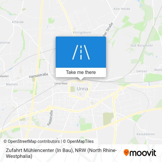 Zufahrt Mühlencenter (In Bau) map