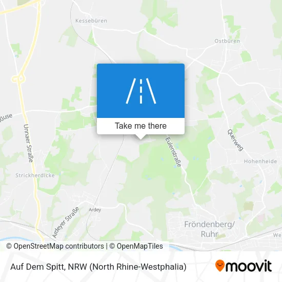 Карта Auf Dem Spitt