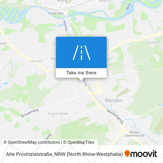 Alte Provinzialstraße map