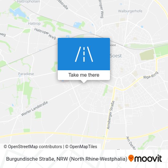 Burgundische Straße map