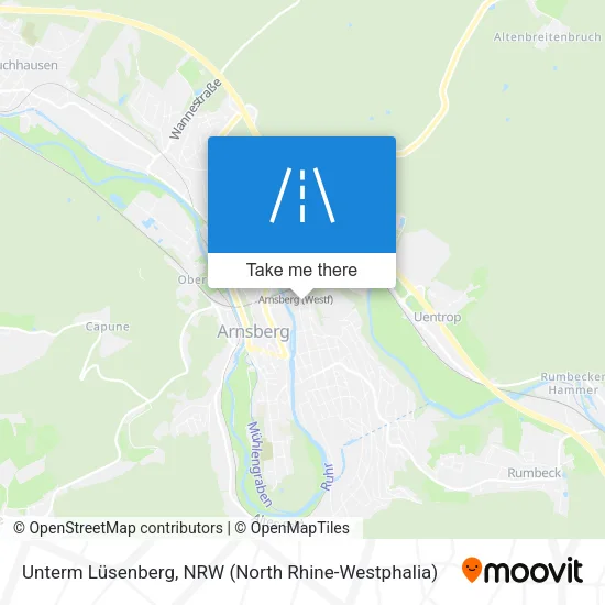 Карта Unterm Lüsenberg