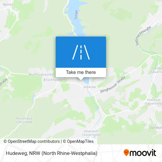 Карта Hudeweg