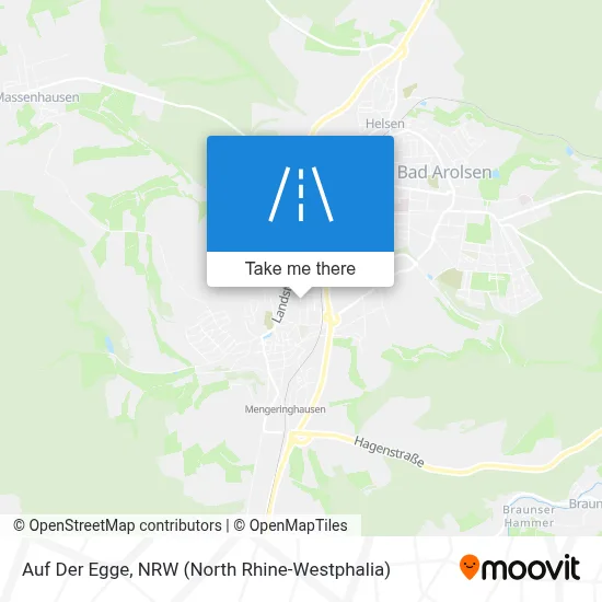 Auf Der Egge map