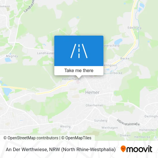 Карта An Der Werthwiese