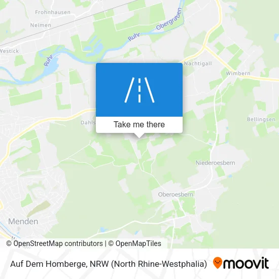 Карта Auf Dem Homberge